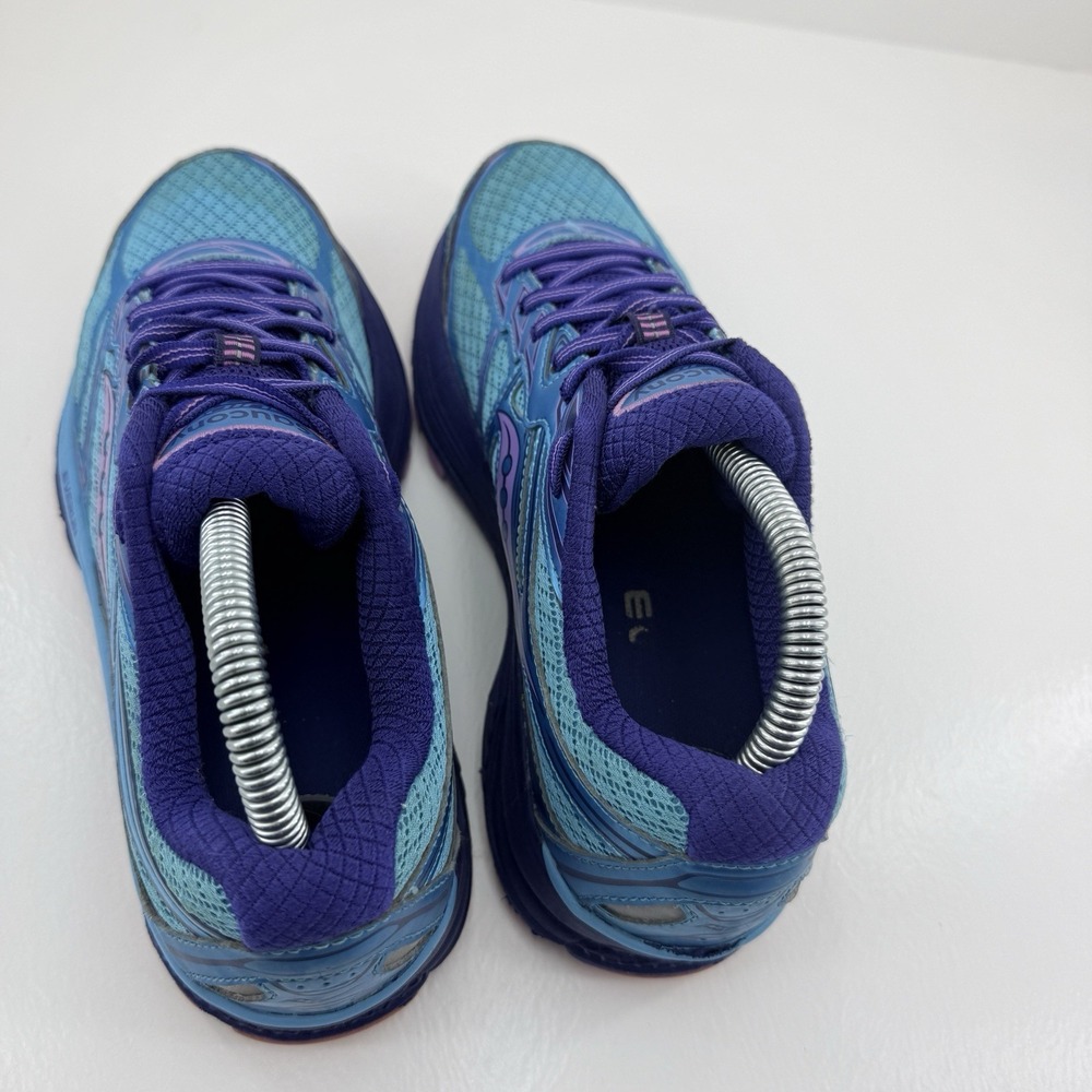 Saucony Guide 9 Womens Size 8 Blue Purple Running Shoes Sneakers S10295-5 Everun - Picture 9 of 13
